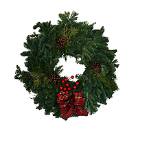 Fresh Holiday Wreath