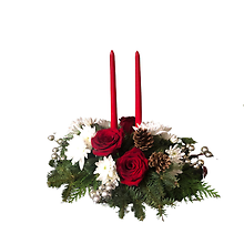 Small Traditional Christmas Centerpiece