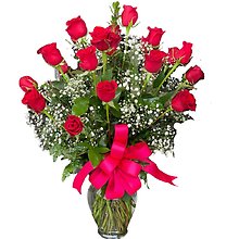 18 Long Stem Red Roses