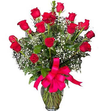 18 Long Stem Red Roses